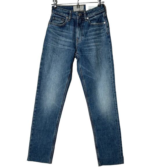 Everlane The Curvy Cheeky Jean Blue Organic Cotton Women's 23 Regular NWT - Picture 3 of 12
